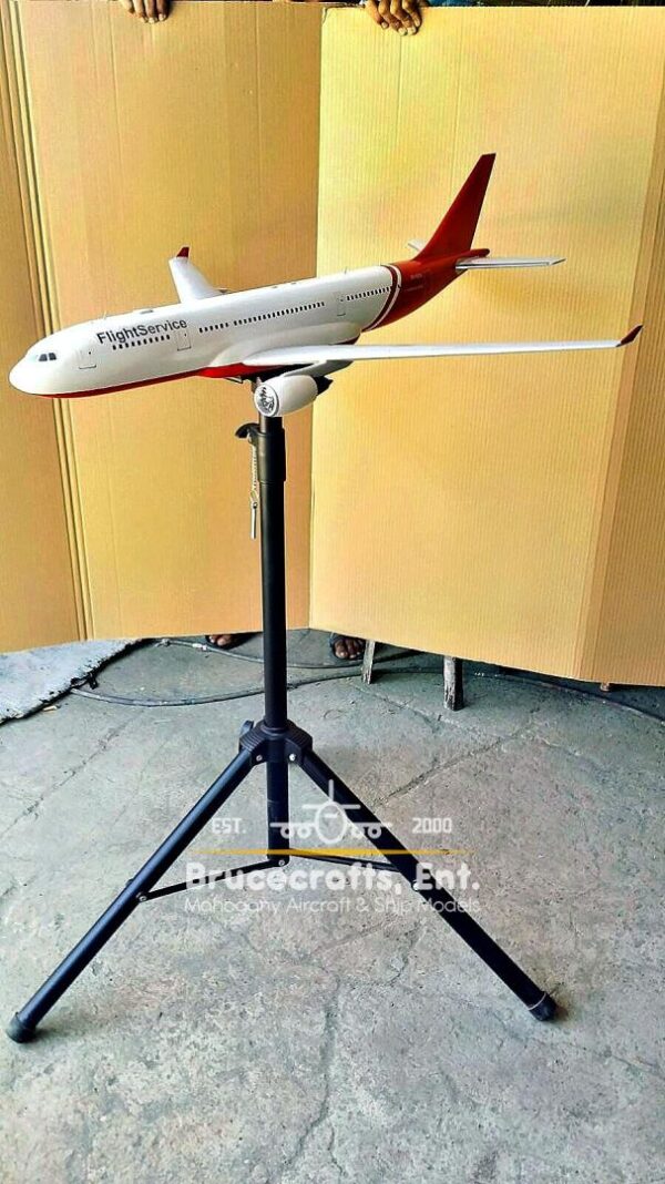 Model of Airbus A330-200 with detailed craftsmanship.